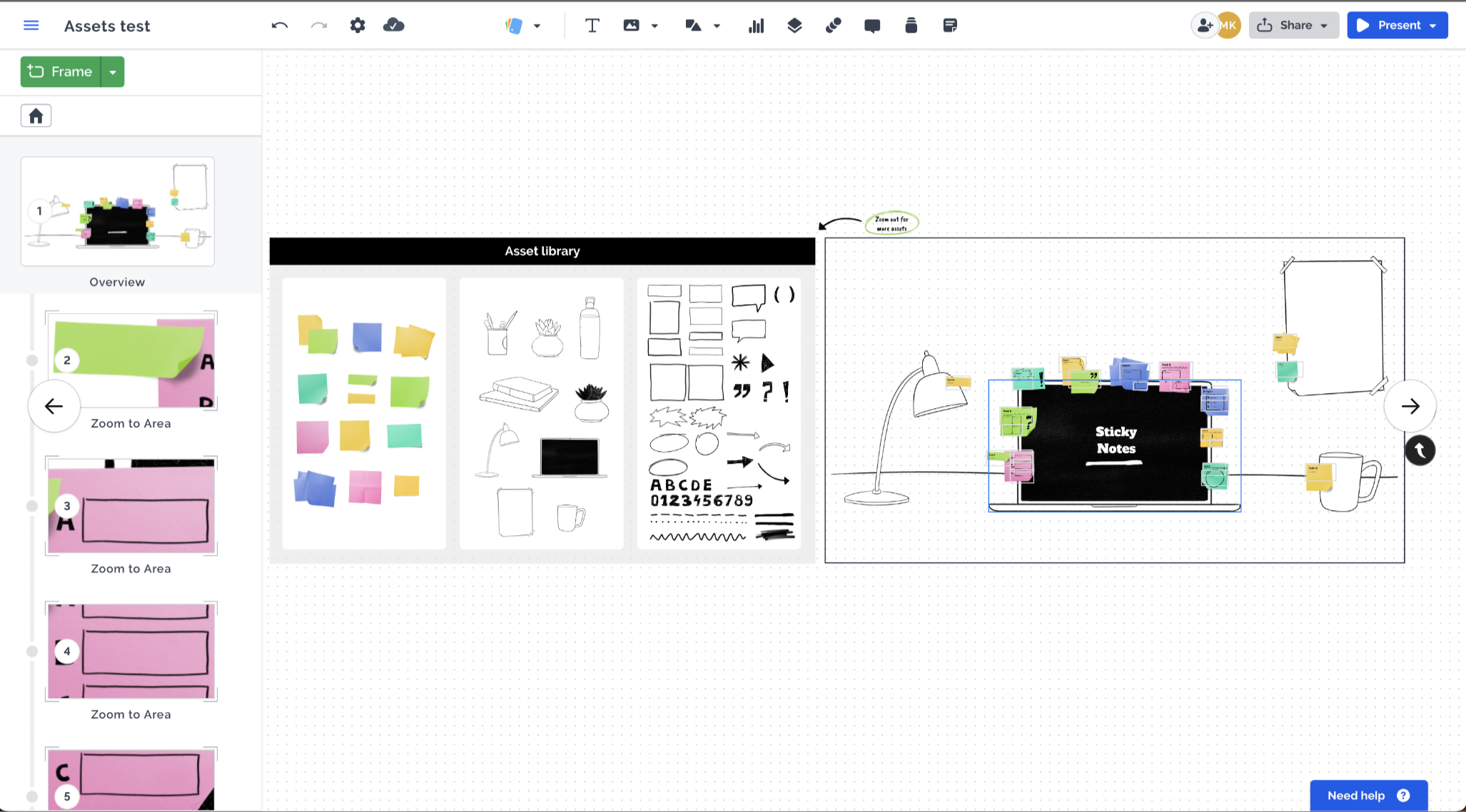 How to Rotate Content in Prezi Next