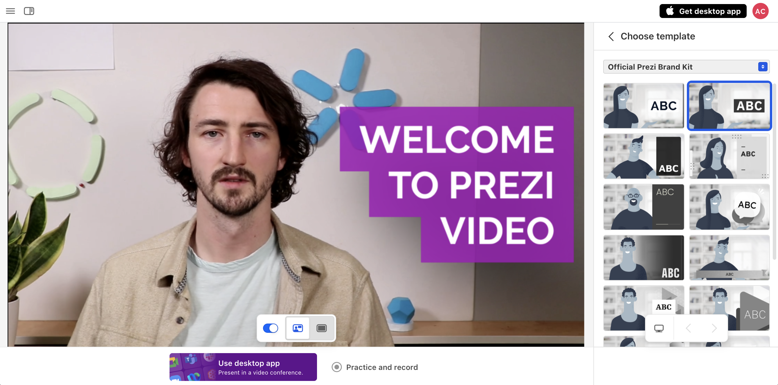 Prezi Video brand kit